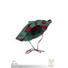 Landsknecht Hat - Green & Red - LARP Costumes
