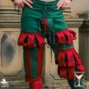 Landsknecht Breeches - Green & Red - LARP Trousers