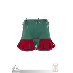 Landsknecht Breeches - Green & Red - LARP Trousers