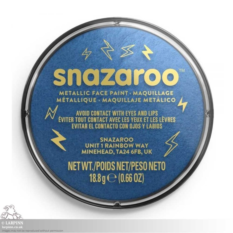 Snazaroo Face Paint Makeup - Electric Blue - LARP Facepaint