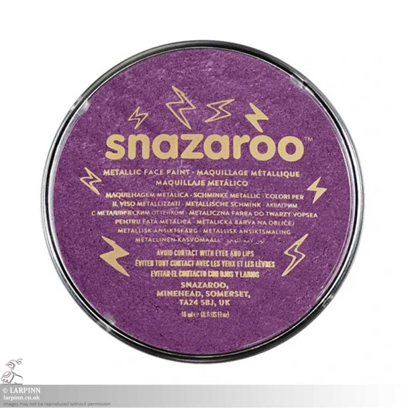 Snazaroo Face Paint Makeup - Electric Purple - LARP Facepaint