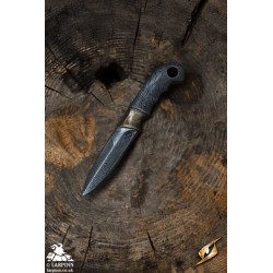 Woodsman Knife - Dark - Coreless LARP Throwing Weapon - Foam Missile Blade