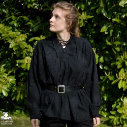 Agron Medieval Shirt - Black - LARP Costume
