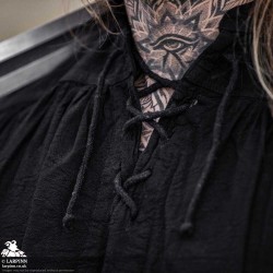 Agron Medieval Shirt - Black - LARP Costume