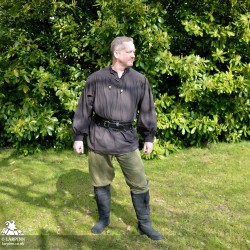 Agron Medieval Shirt - Brown - LARP Costumes