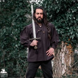 Agron Medieval Shirt - Brown - LARP Costumes