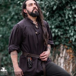 Agron Medieval Shirt - Brown - LARP Costumes