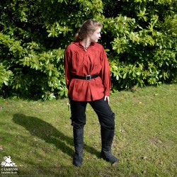 Agron Medieval Shirt - Red - LARP Costumes