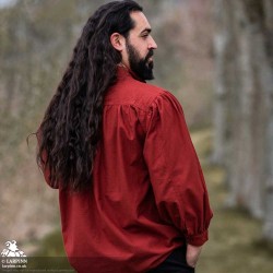 Agron Medieval Shirt - Red - LARP Costumes