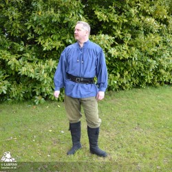 Agron Medieval Shirt - Blue - LARP Costume