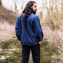 Agron Medieval Shirt - Blue - LARP Costume