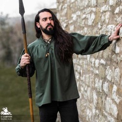 Agron Medieval Shirt - Green - LARP Costume