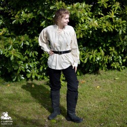 Agron Medieval Shirt - Cream - LARP Costume