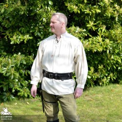 Agron Medieval Shirt - Cream - LARP Costume