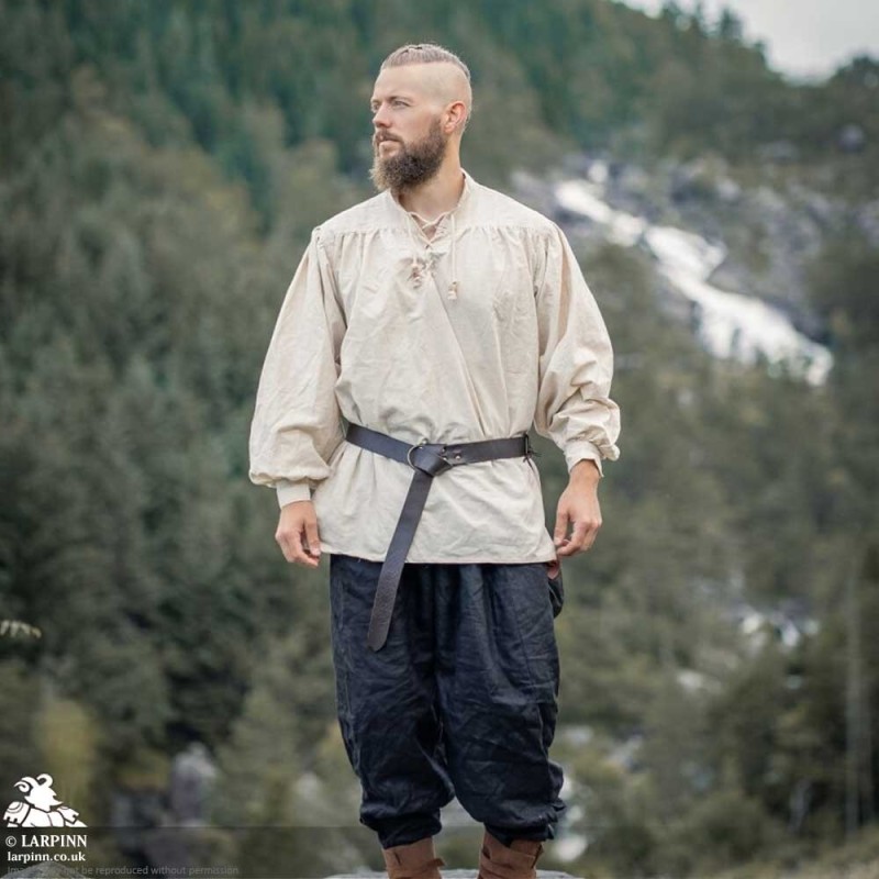 Agron Medieval Shirt - Cream - LARP Costume