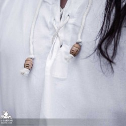 Agron Medieval Shirt - White - LARP Costumes