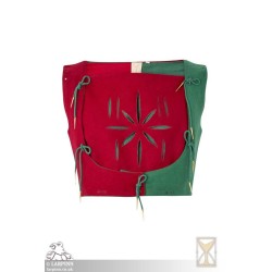 Landsknecht Doublet - Green & Red - LARP Costumes