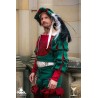Landsknecht Sleeve - Waterfall - Green & Red - LARP Costumes