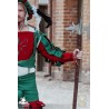 Landsknecht Sleeve - Waterfall - Green & Red - LARP Costumes