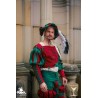Landsknecht Sleeve - Bloom - Green & Red - LARP Costume