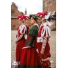 Landsknecht Sleeve - Bloom - Green & Red - LARP Costume
