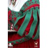 Landsknecht Sleeve - Bloom - Green & Red - LARP Costume