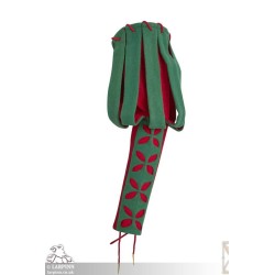 Landsknecht Sleeve - Bloom - Green & Red - LARP Costume