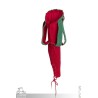 Landsknecht Sleeve - Bloom - Green & Red - LARP Costume