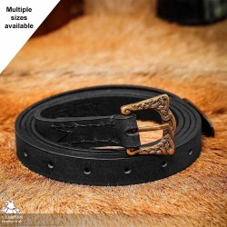 Geoffrey Belt - Black - LARP Costumes