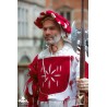 Landsknecht Doublet - Red & White - LARP Costume