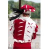 Landsknecht Doublet - Red & White - LARP Costume