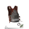 Mercenary Torso Armour - Polyurethane Plate Armour - Brown - LARP Costume