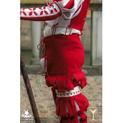 Landsknecht Breeches - Red & White - LARP Costume