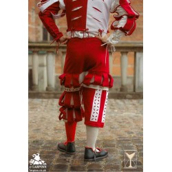Landsknecht Breeches - Red & White - LARP Costume
