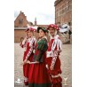 Landsknecht Sleeve - Bloom - Red & White - LARP Costume