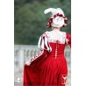 Landsknecht Sleeve - Bloom - Red & White - LARP Costume