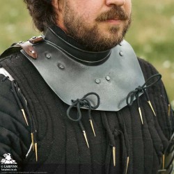 Captain Gorget - Polyurea Plate Armour - LARP Neck Armour