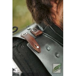Captain Gorget - Polyurea Plate Armour - LARP Neck Armour