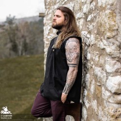 Cao Medieval Vest - Black - LARP Costume