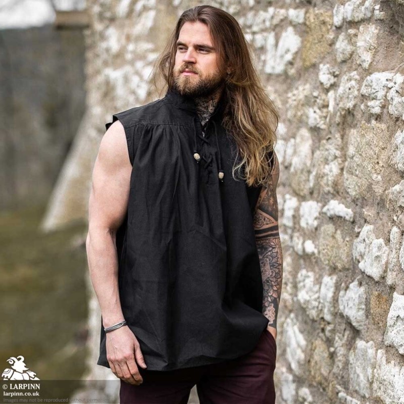 Cao Medieval Vest - Black - LARP Costume