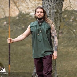 Cao Medieval Vest -  Green - LARP Costumes