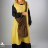Yanif Fabric Shoulder Bag - Brown - LARP Costume