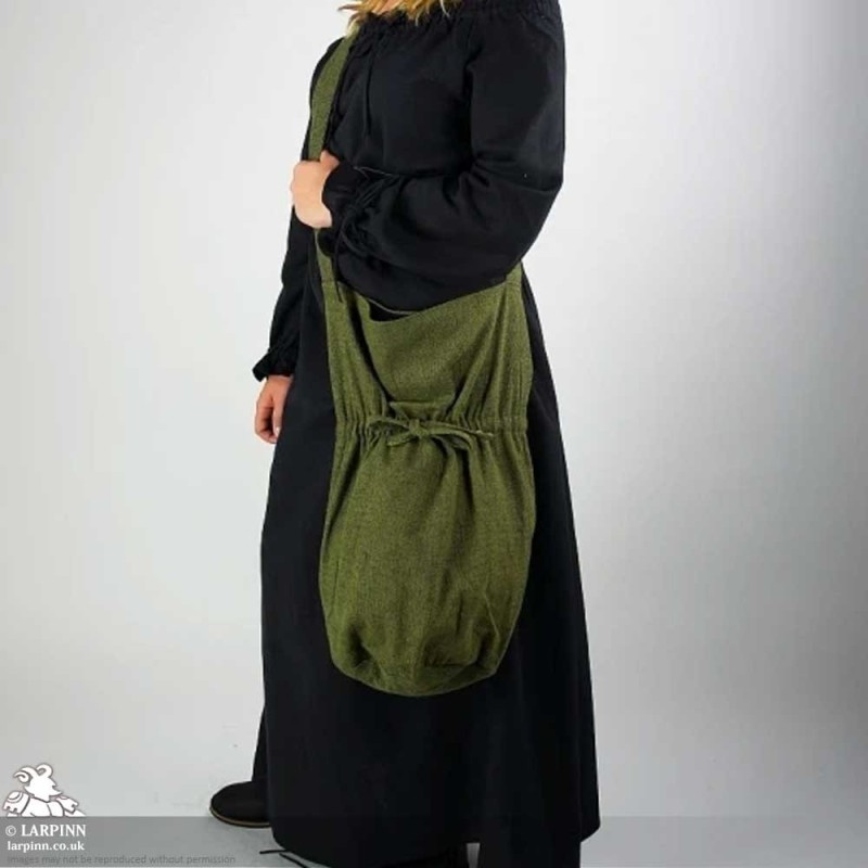 Yanif Fabric Shoulder Bag - Green