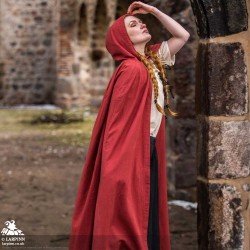 Lungo Long Cloak - Red - LARP Cloak