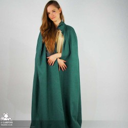 Lungo Long Cloak - Green - LARP Costume