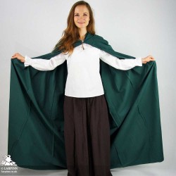 Lungo Long Cloak - Green - LARP Costume