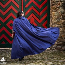 Lungo Long Cloak - Blue - LARP Capes
