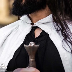 Lungo Long Cloak - White - LARP Capes