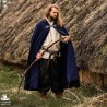 Tylus Wool Cloak - Blue - LARP Cape