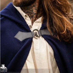 Tylus Wool Cloak - Blue - LARP Cape
